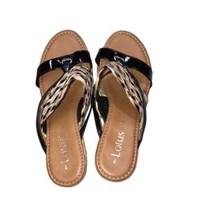 Lotus wedge sandals size 7